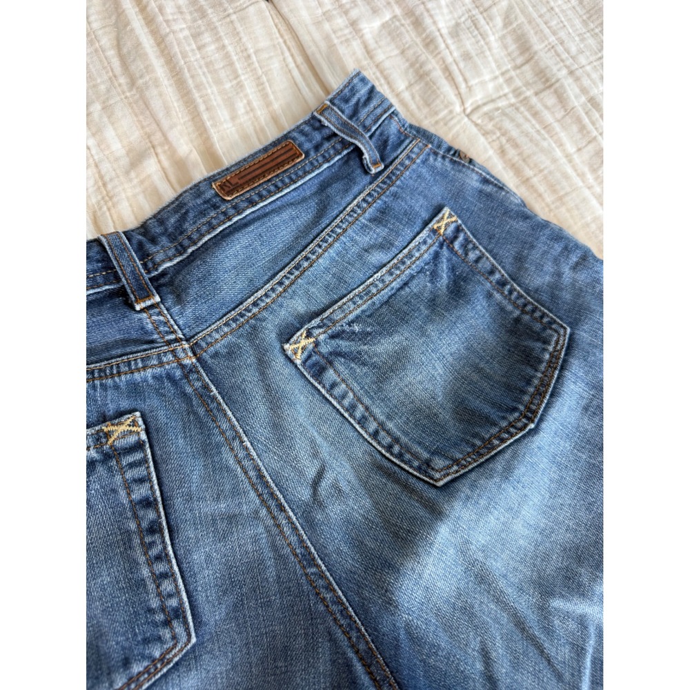 Vintage Polo Ralph Lauren Denim Shorts USA Flag Tab 100% Cotton Jean Shorts 4 - Picture 2 of 6